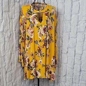 Umgee‎ Floral Mini Dress L